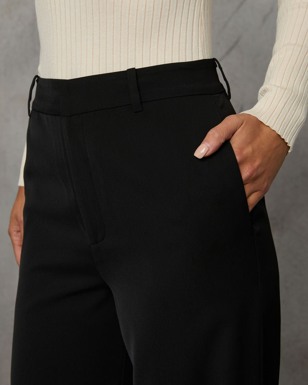 Special Charm High Rise Trouser Pants-Vogue Logic