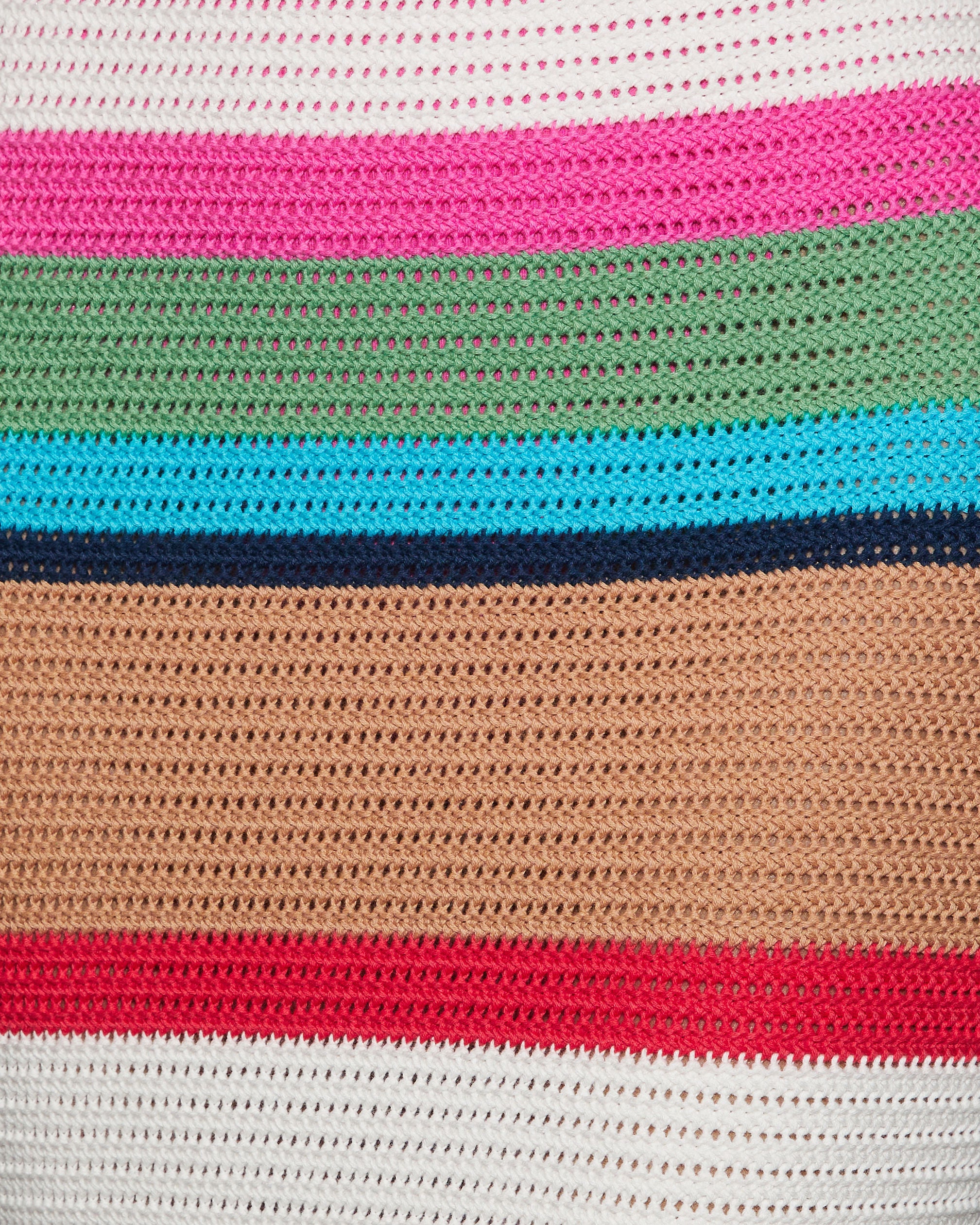 Yessenia Striped Crochet Midi Skirt-Vogue Logic