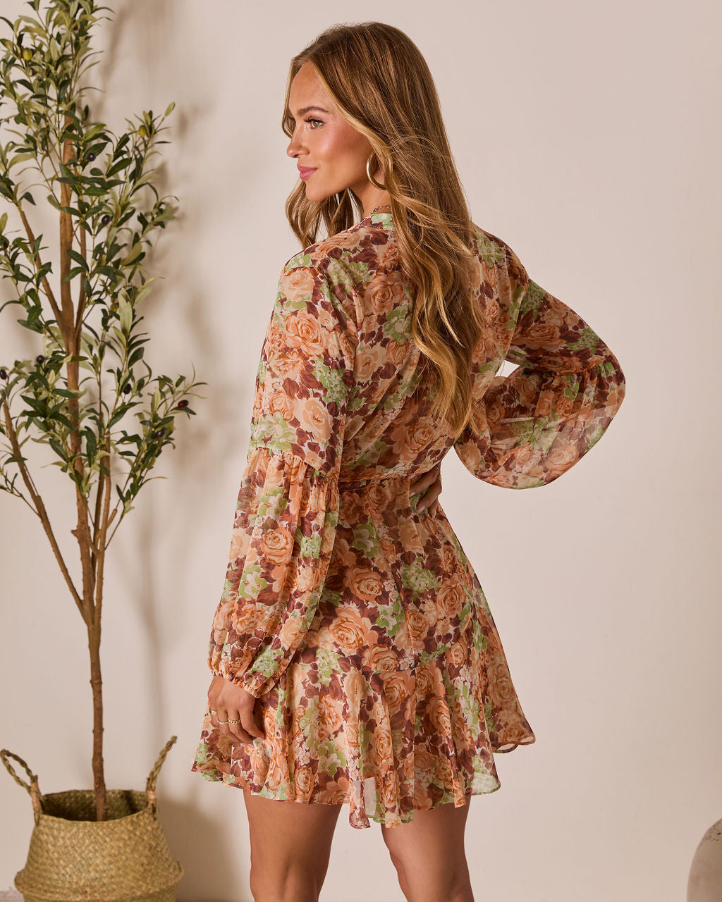 Allenah Drawstring Mini Dress-Vogue Logic