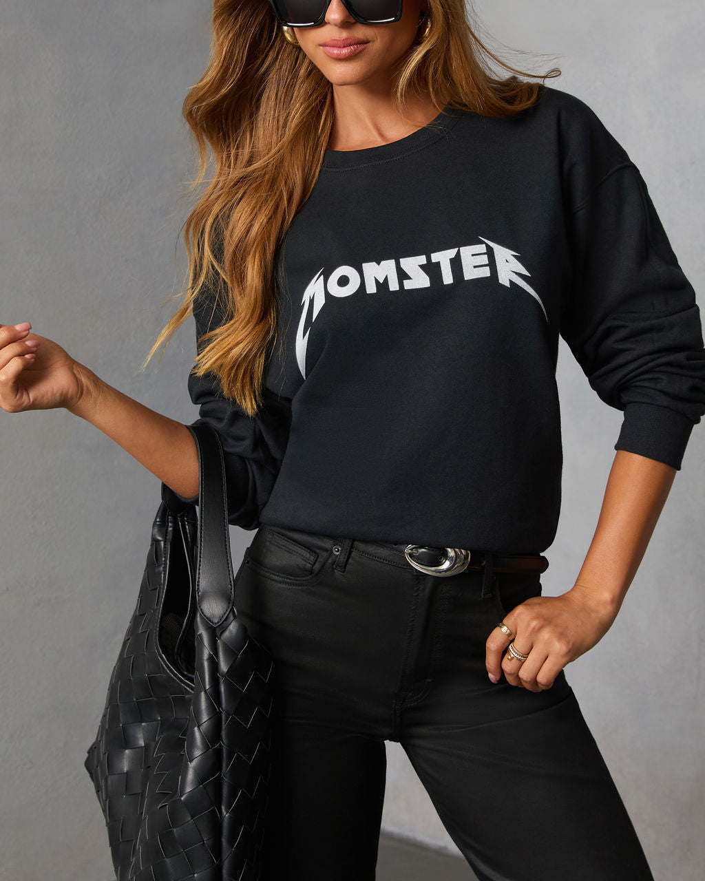 Momster Crewneck Sweatshirt-Vogue Logic