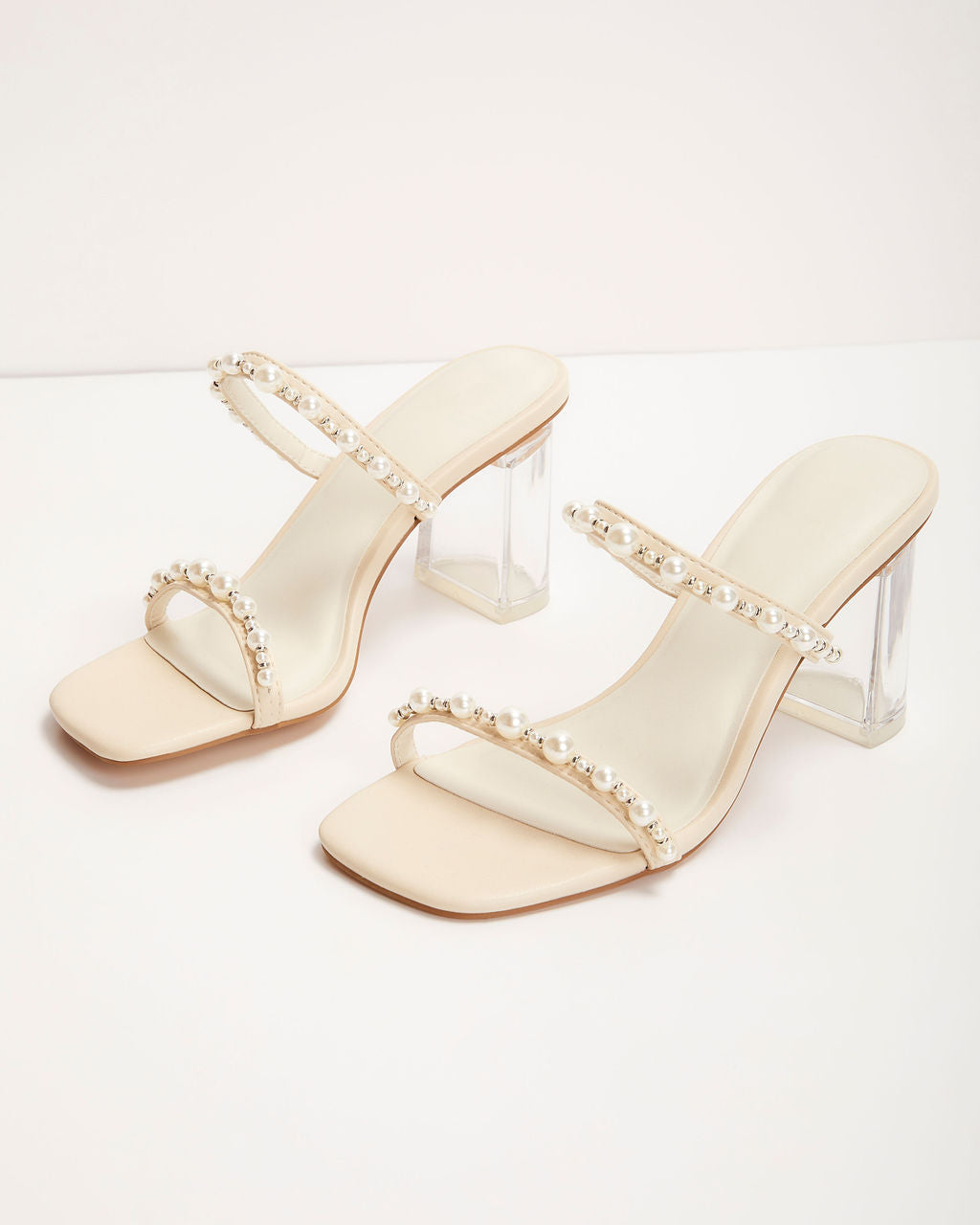 Pearlina Block Heel Mule-Vogue Logic