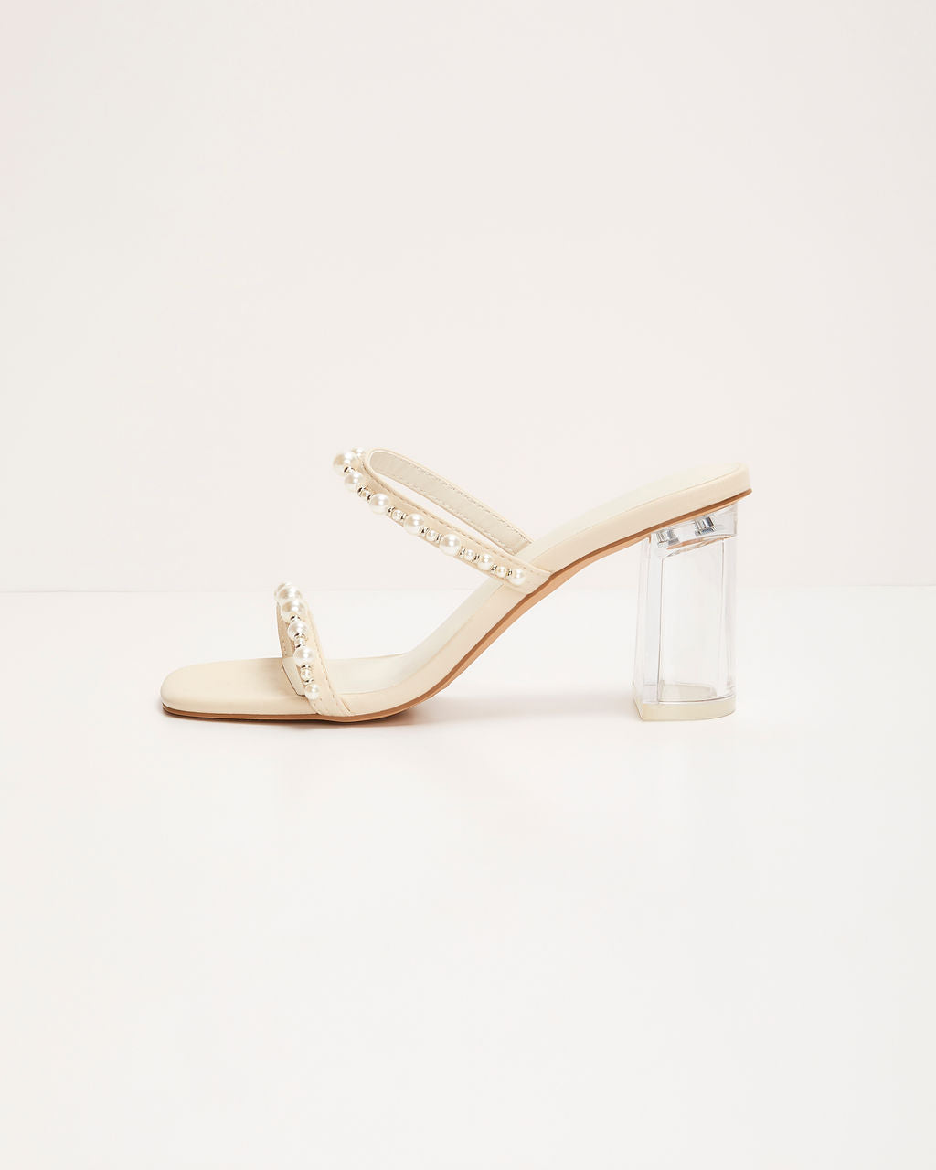 Pearlina Block Heel Mule-Vogue Logic