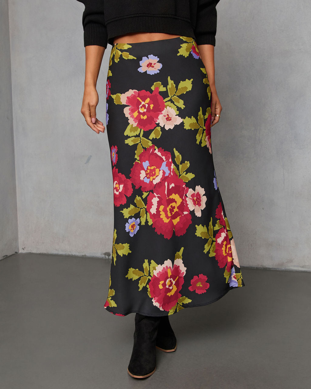 Falling for Fall Printed Maxi Skirt-Vogue Logic