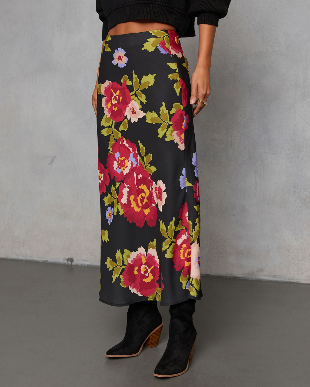 Falling for Fall Printed Maxi Skirt-Vogue Logic