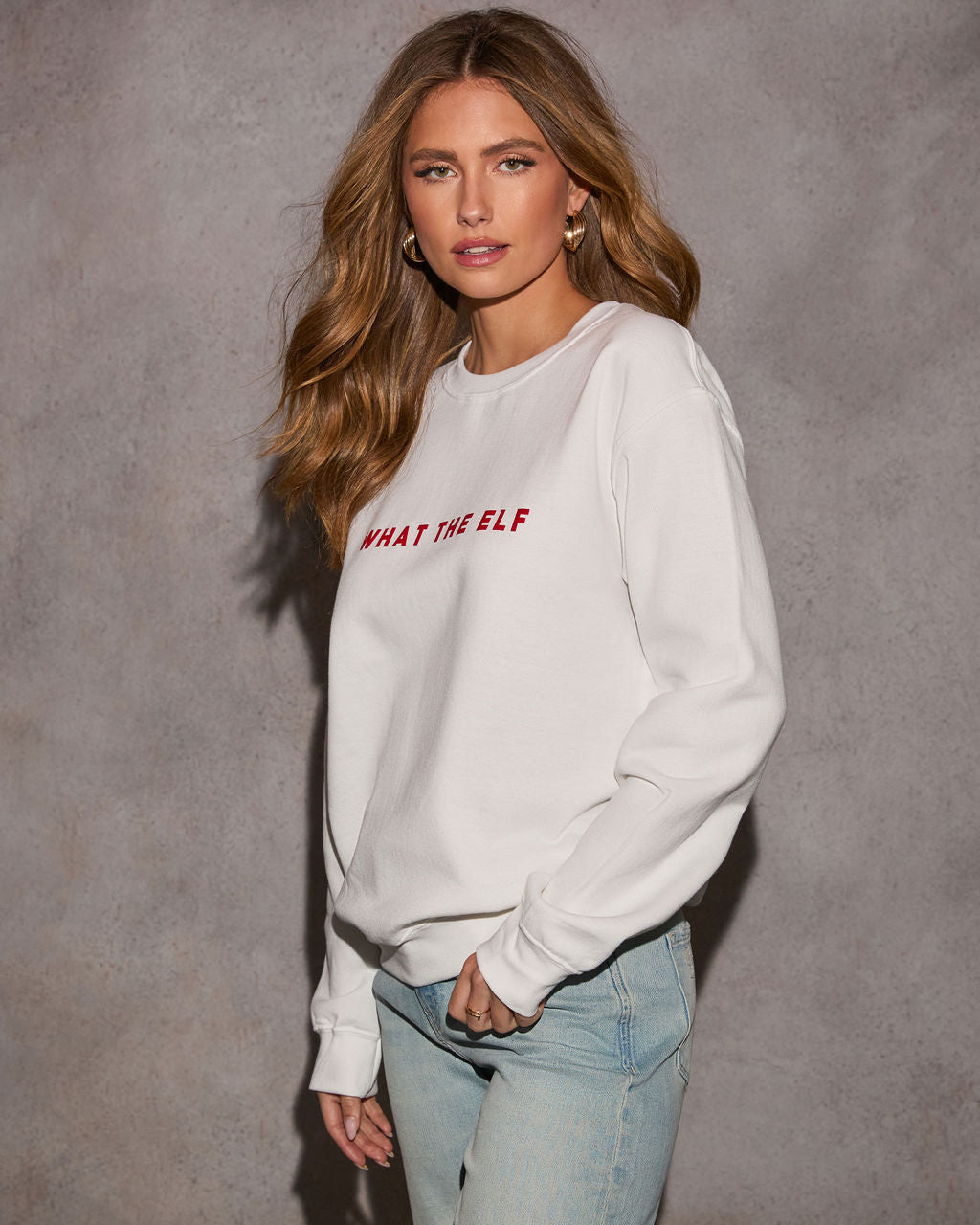 What The Elf Sweatshirt-Vogue Logic