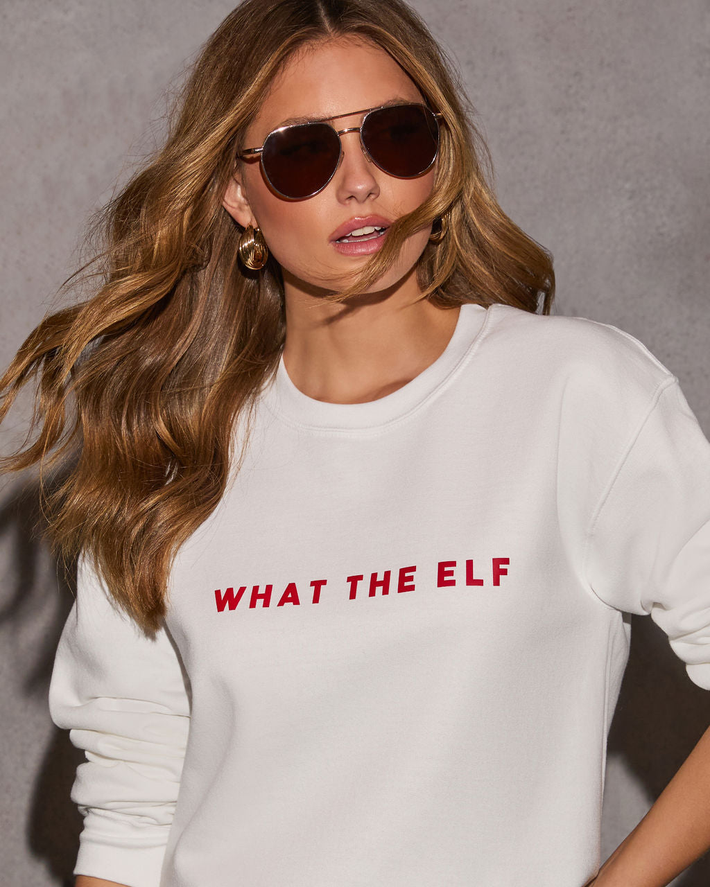 What The Elf Sweatshirt-Vogue Logic