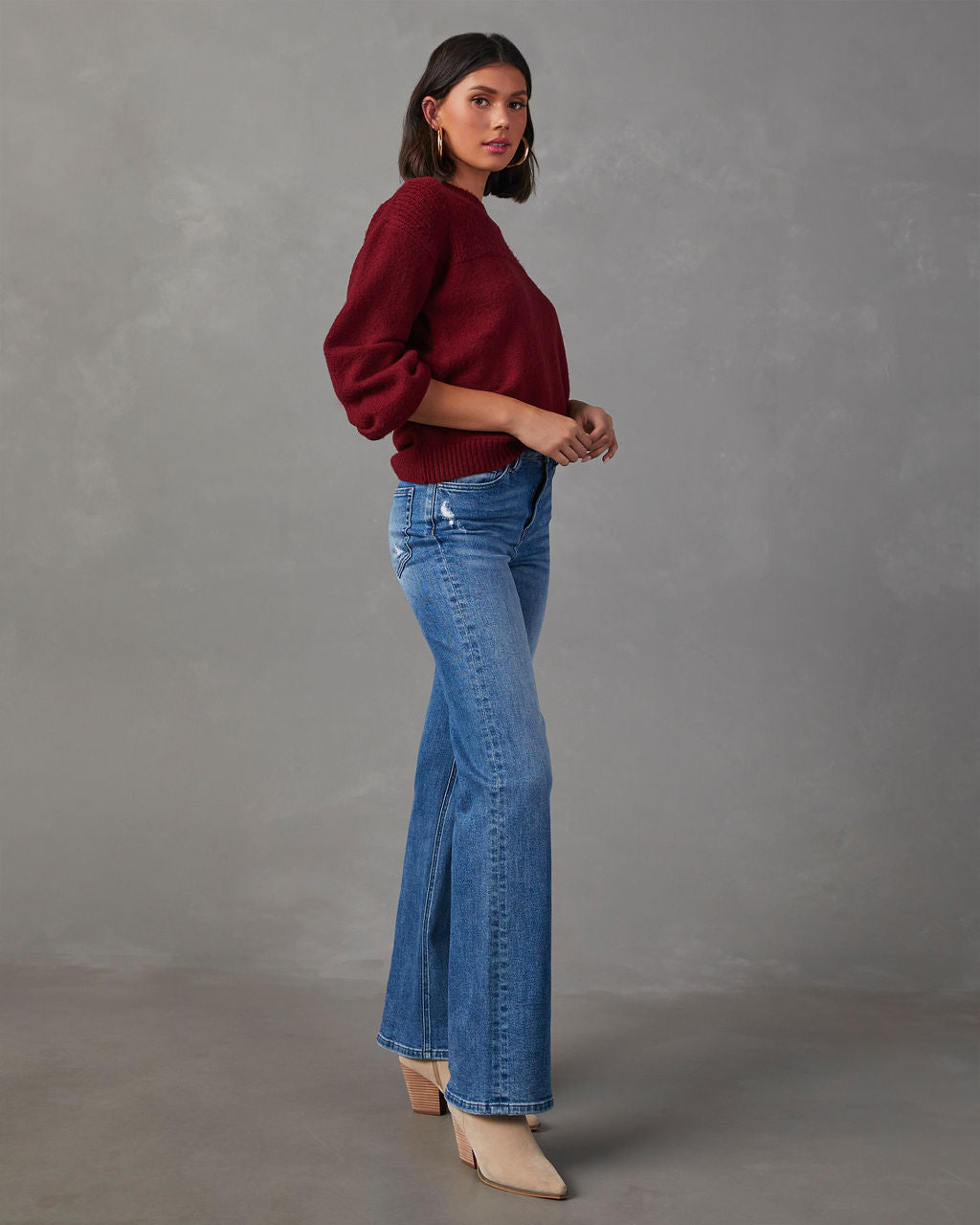 Alana Knit Pullover Sweater-Vogue Logic