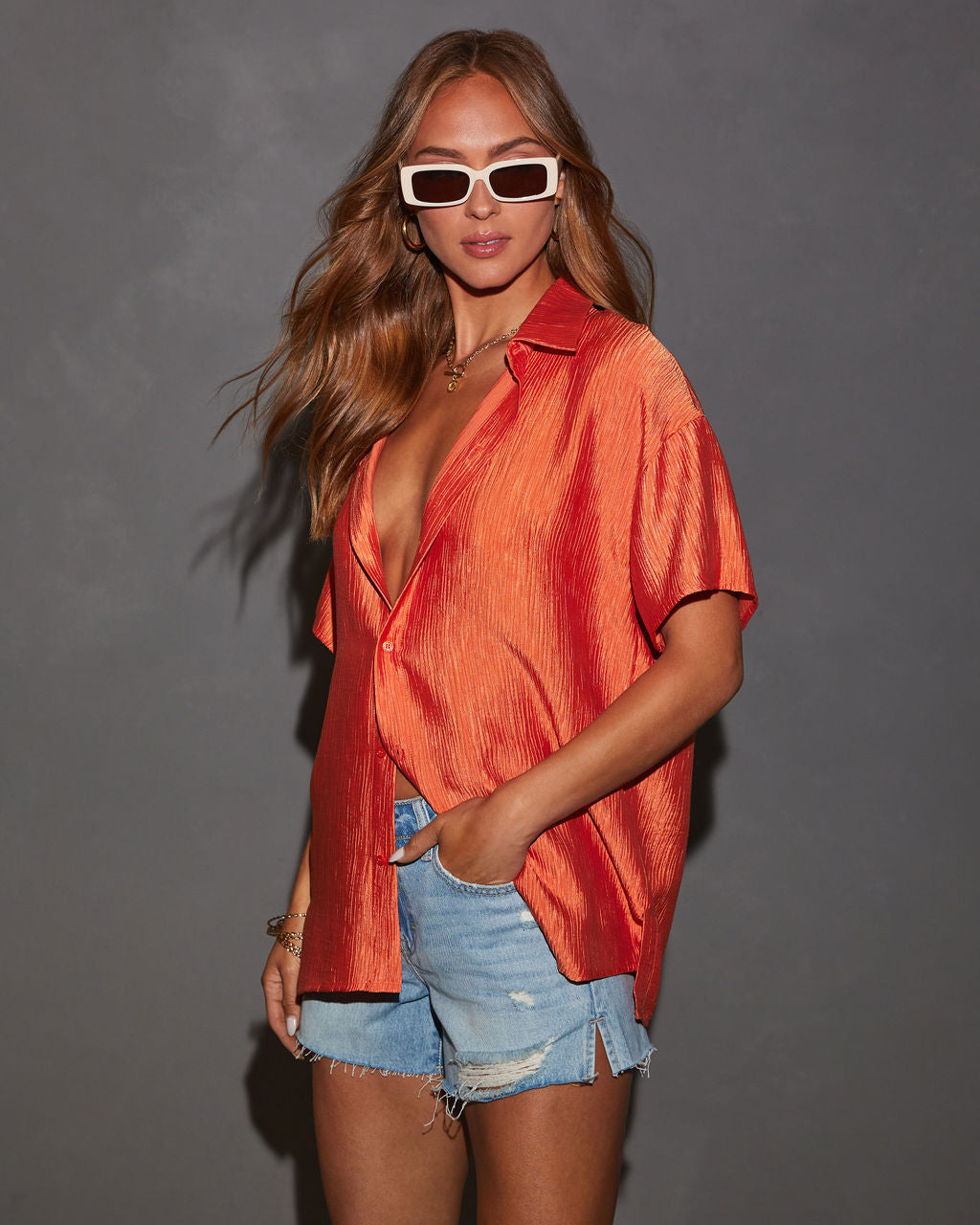 Ophelia Short Sleeve Top-Vogue Logic