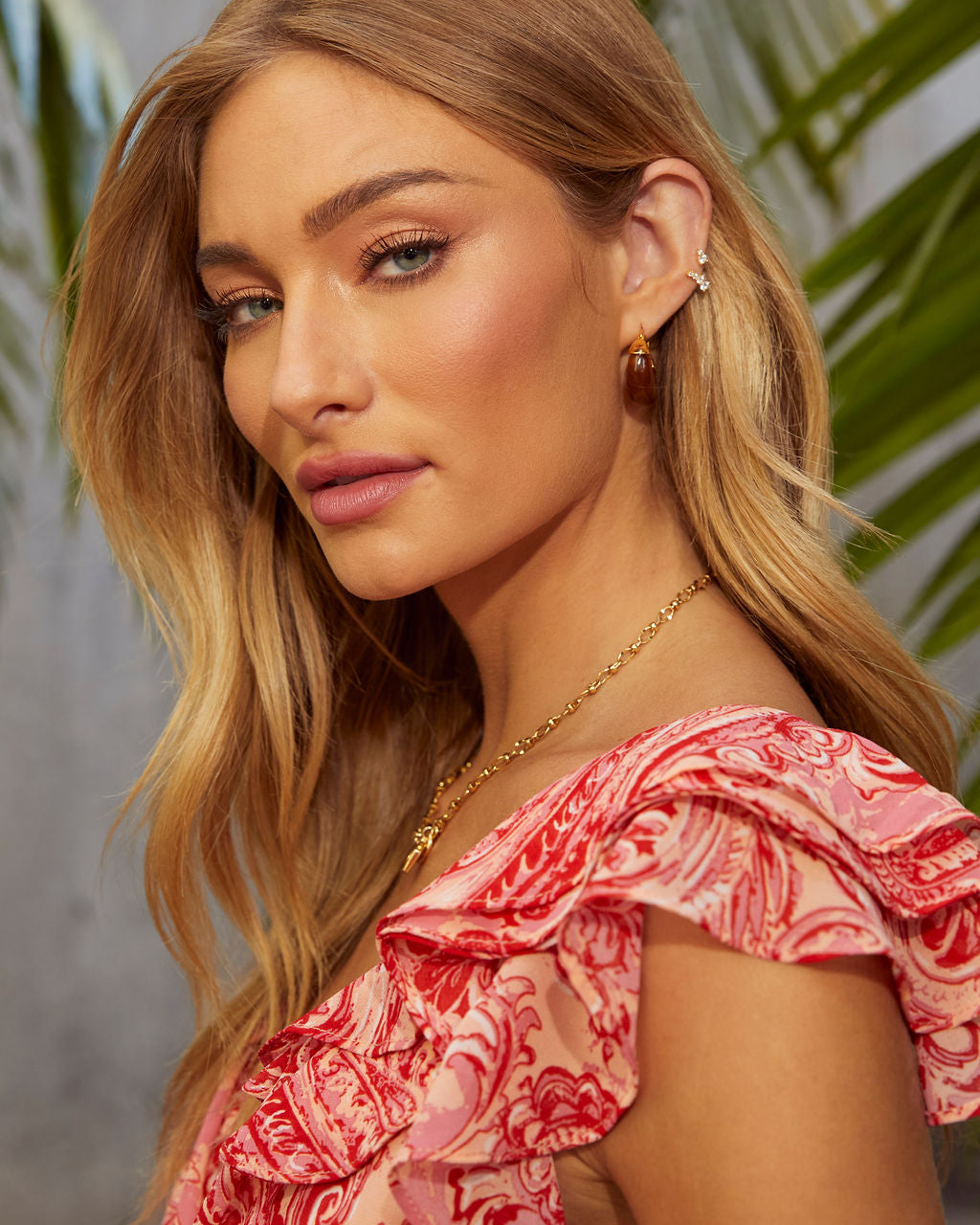 Lucite Hoop Earrings-Vogue Logic