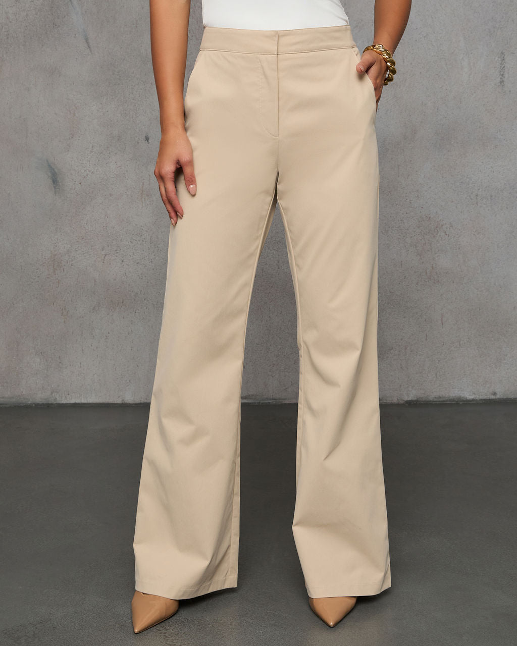 Marguerite Wide Leg Pant-Vogue Logic
