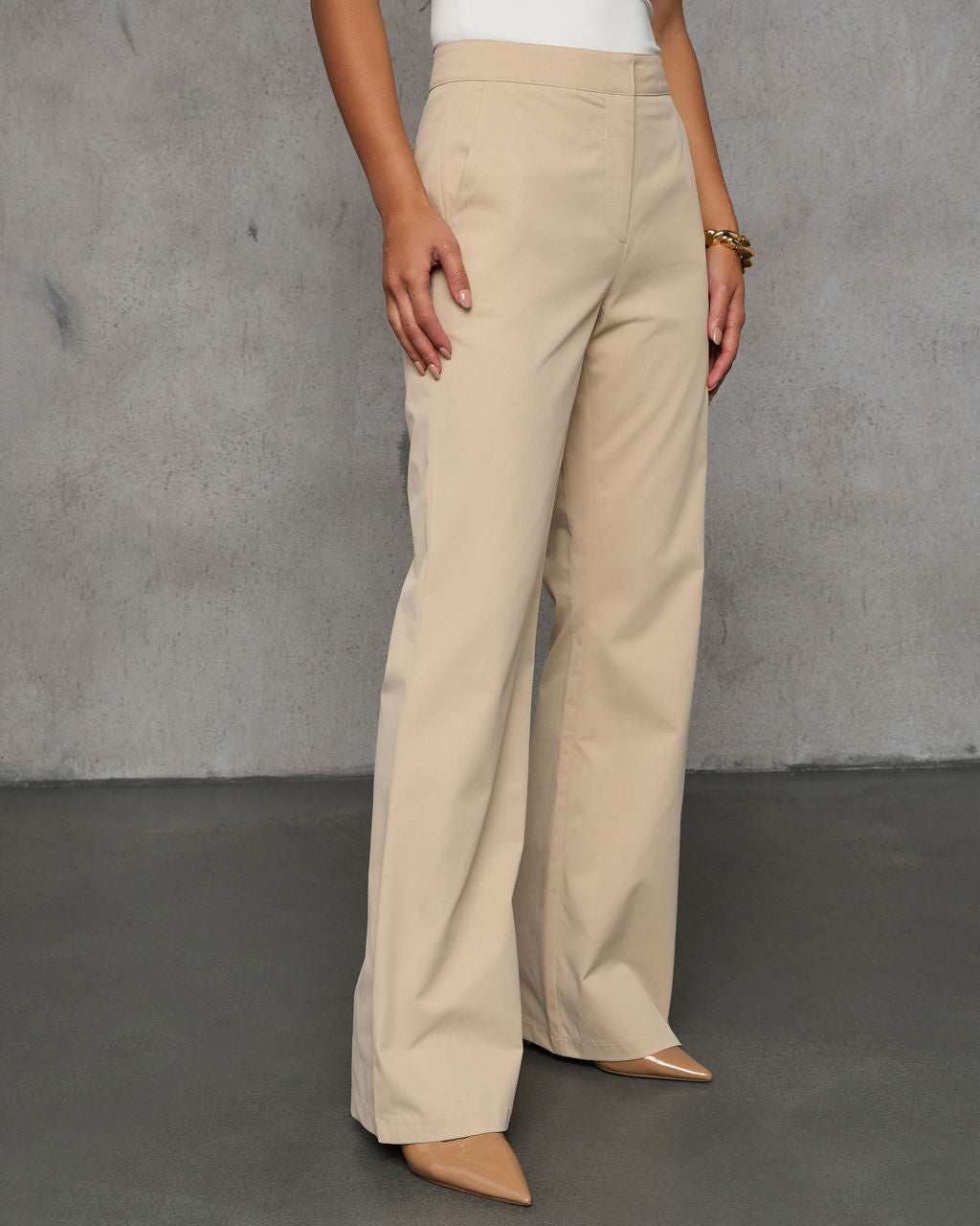 Marguerite Wide Leg Pant-Vogue Logic