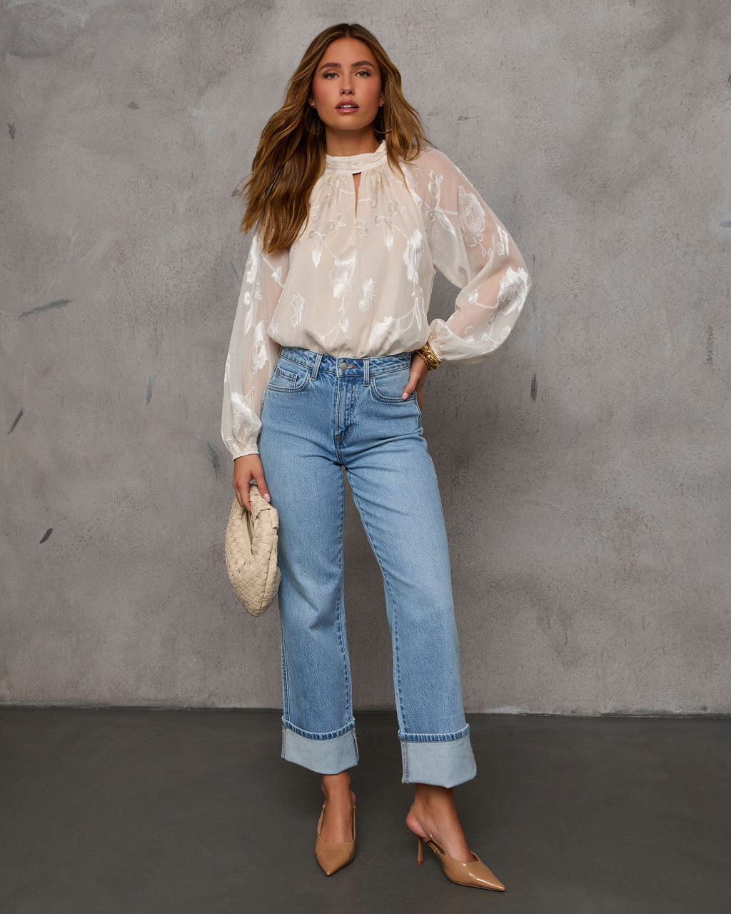 With You Satin Blouse-Vogue Logic