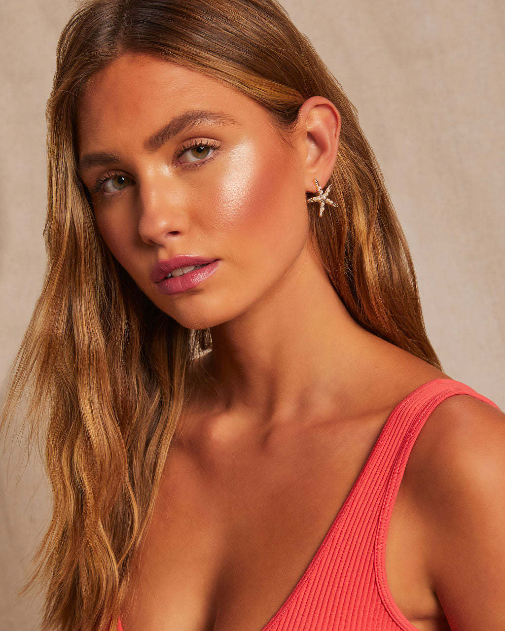 Starfish In The Sea Earrings-Vogue Logic