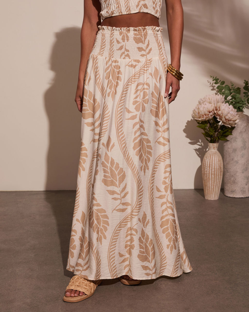 Coastal Views Tropical Maxi Skirt-Vogue Logic