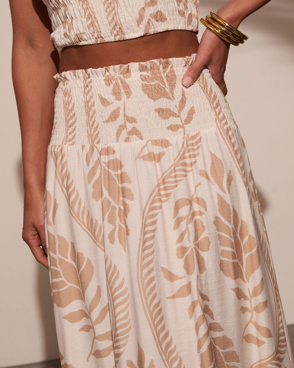 Coastal Views Tropical Maxi Skirt-Vogue Logic