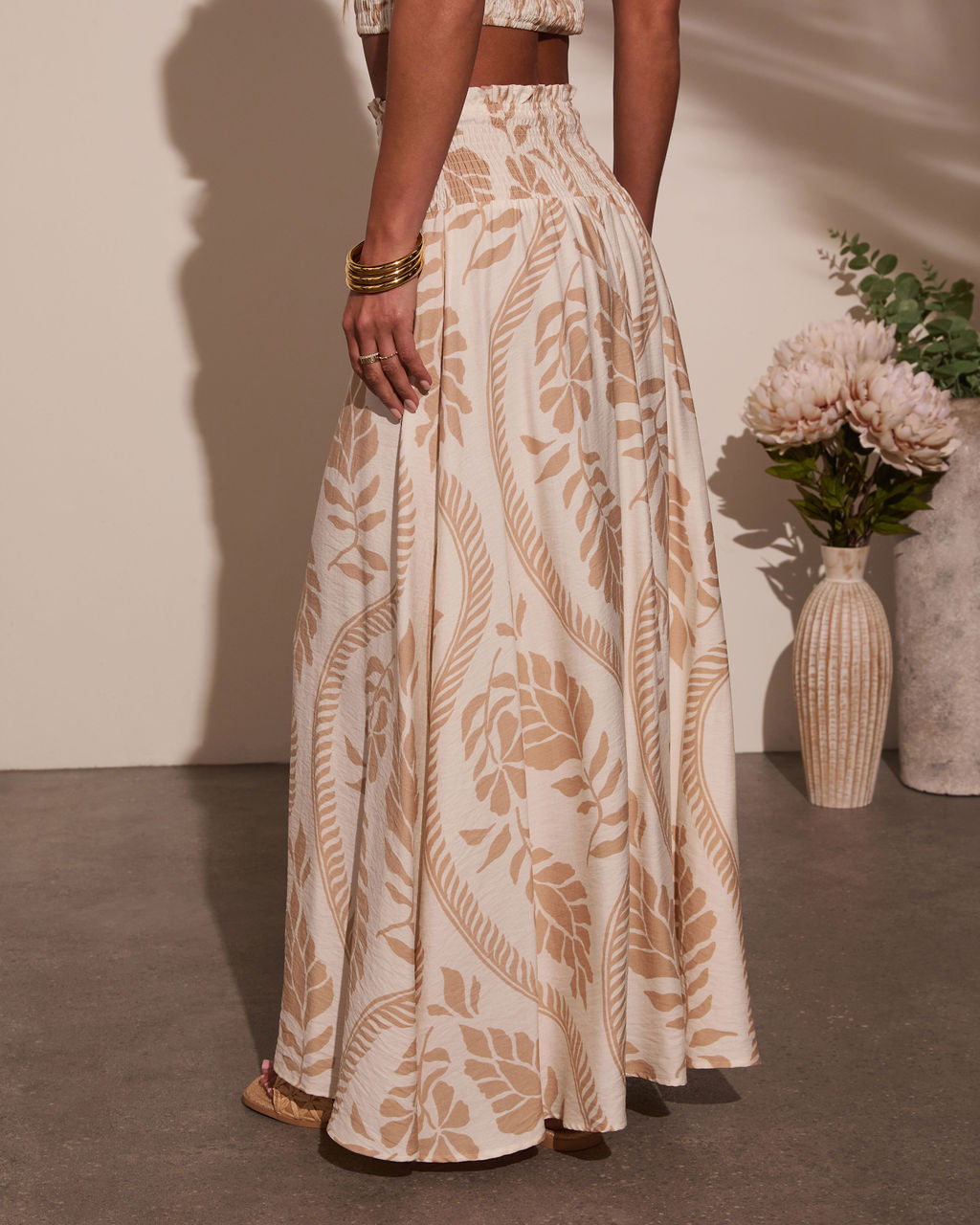 Coastal Views Tropical Maxi Skirt-Vogue Logic