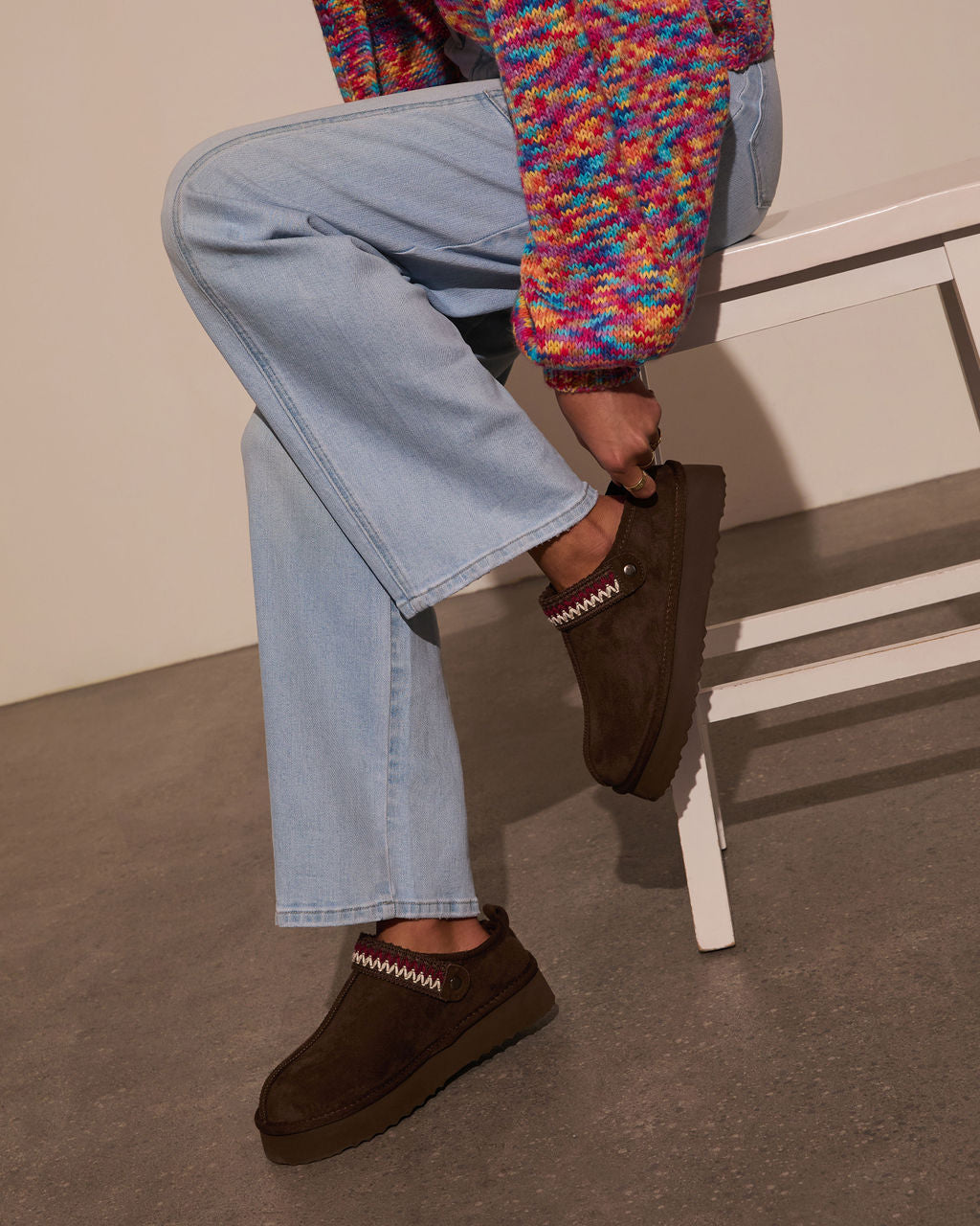 Selena Platform Slippers-Vogue Logic