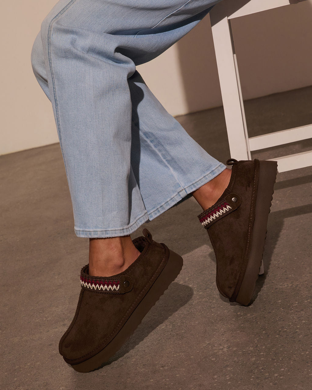 Selena Platform Slippers-Vogue Logic