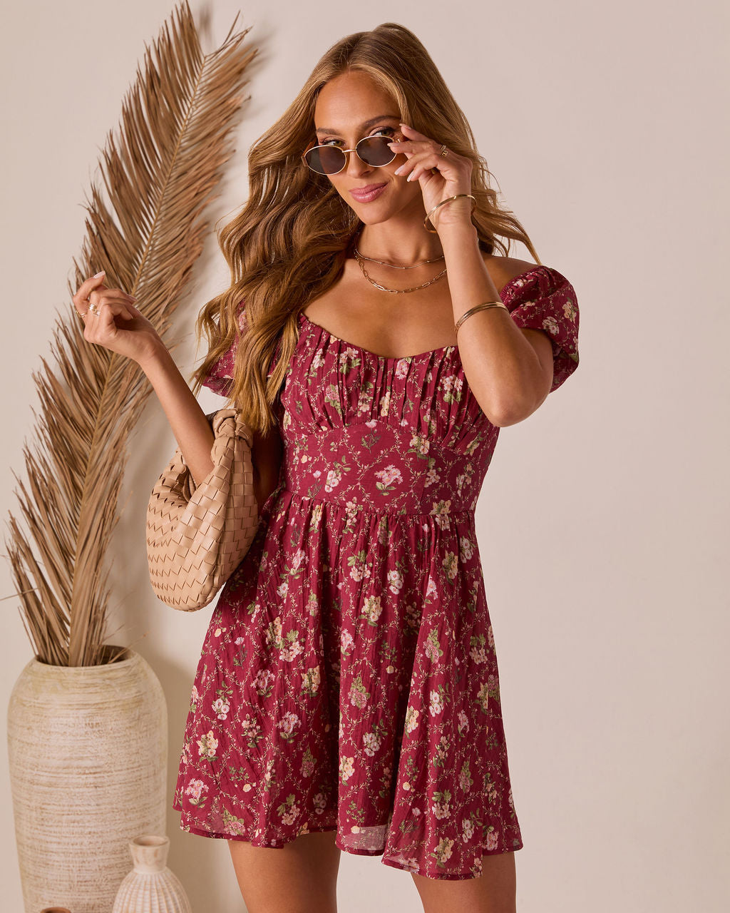 Adinna Scoop Neck Mini Dress-Vogue Logic