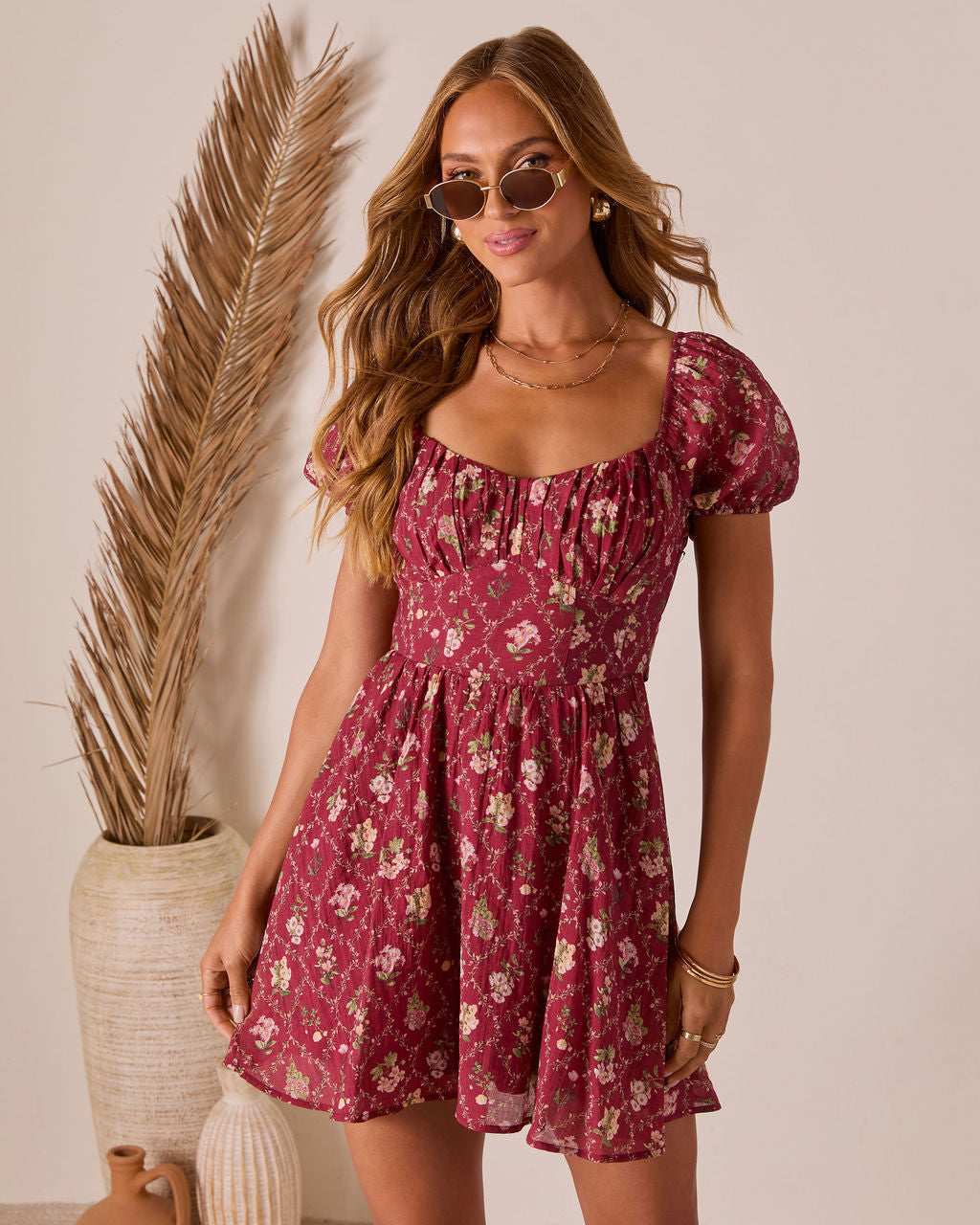 Adinna Scoop Neck Mini Dress-Vogue Logic