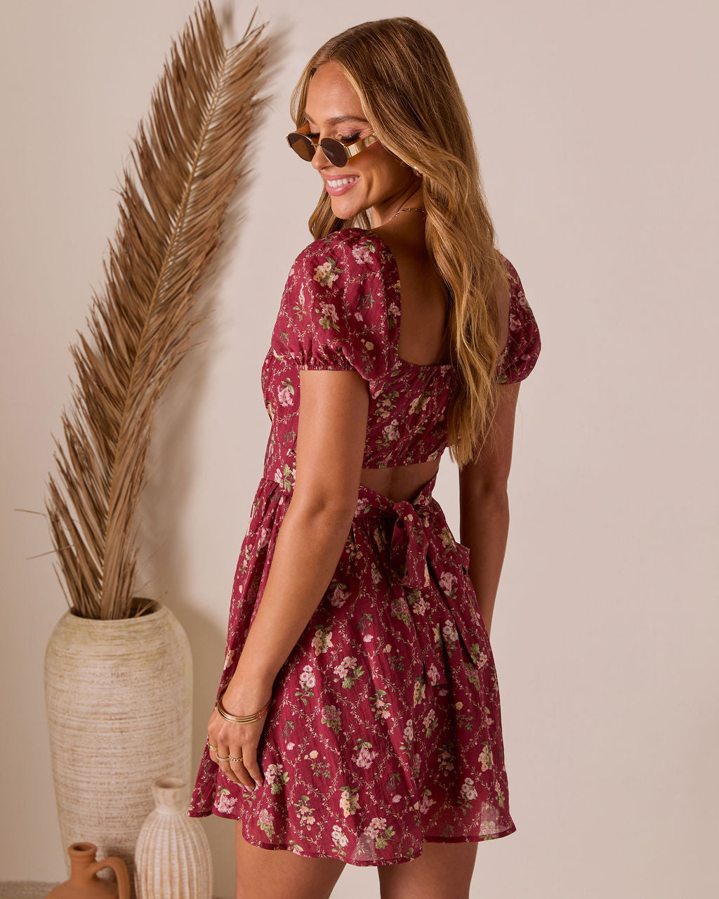 Adinna Scoop Neck Mini Dress-Vogue Logic