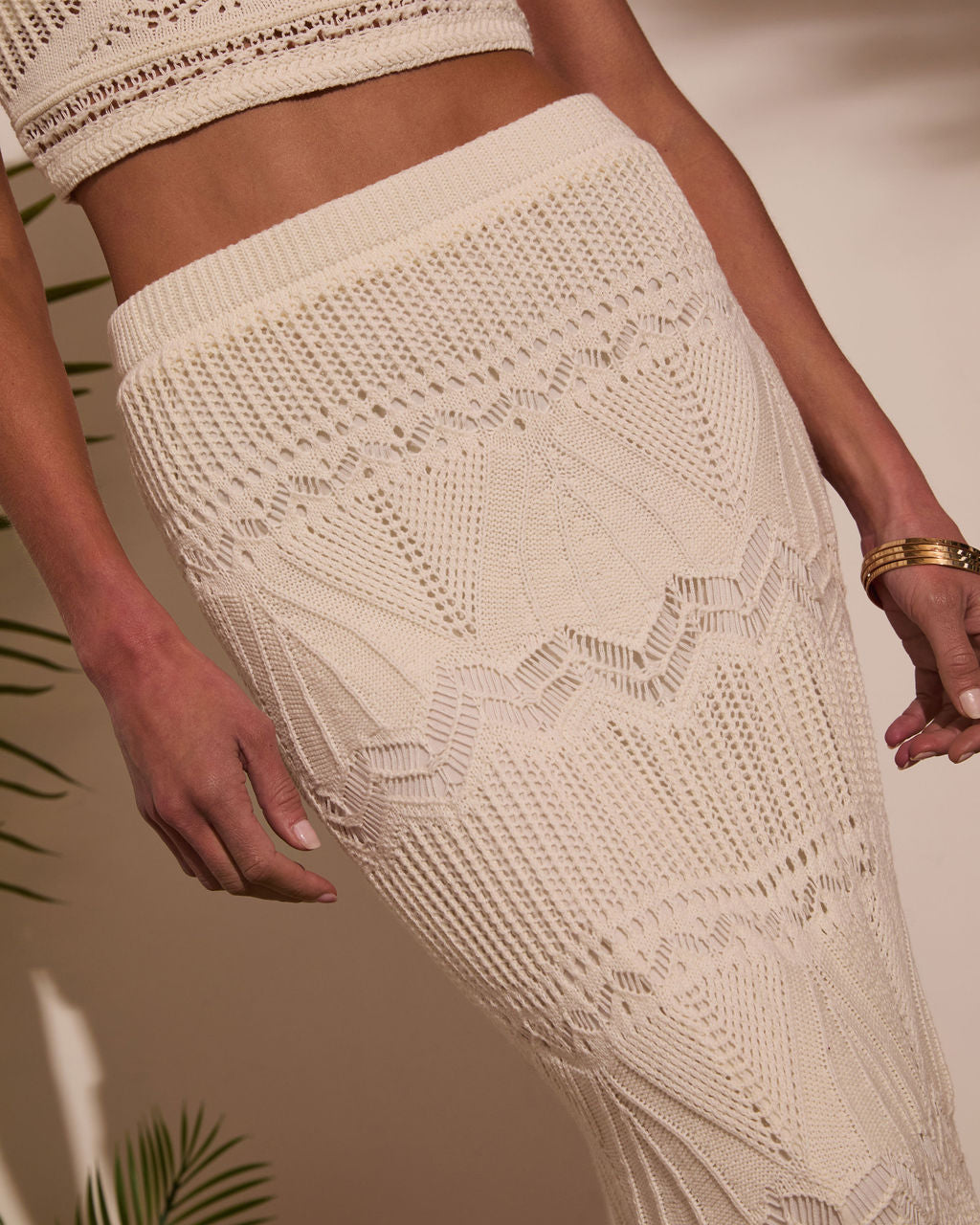 Sip Slow Crochet Maxi Skirt-Vogue Logic