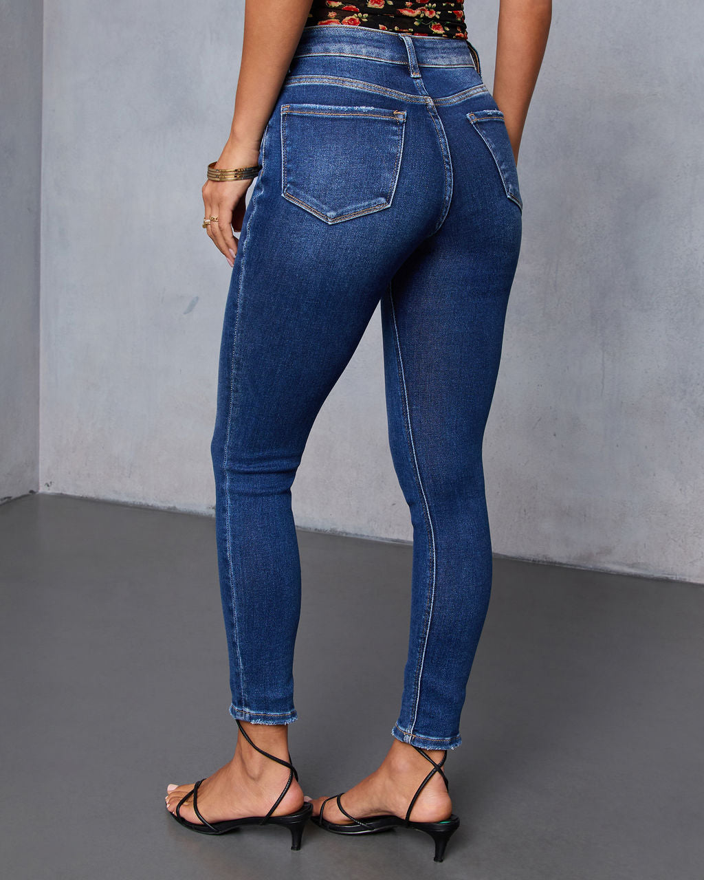 Perry Super Stretch High Rise Skinny Jeans-Vogue Logic