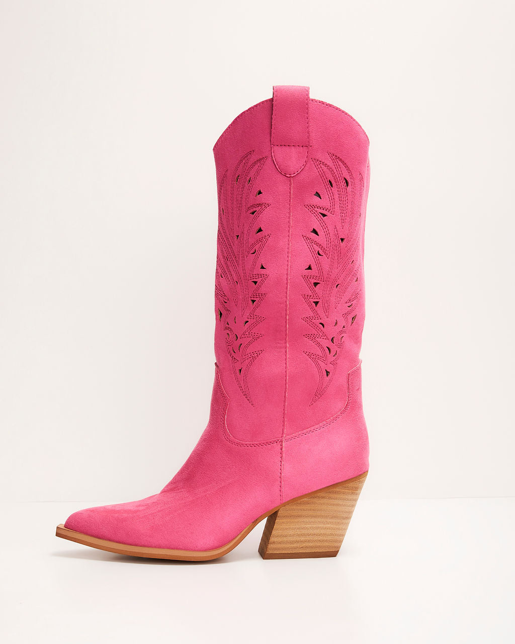 Arnell Laser Cut Western Boot-Vogue Logic