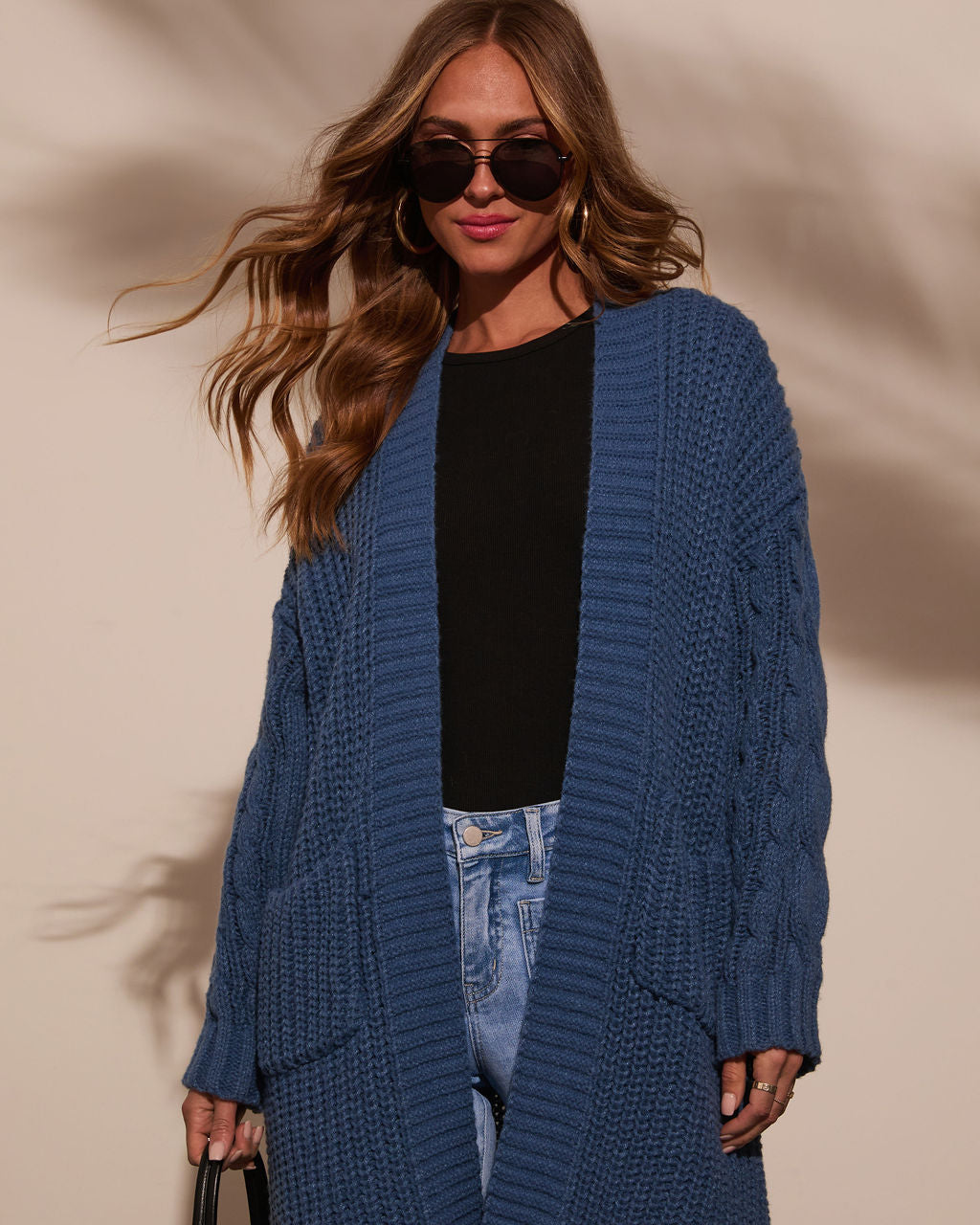 Ludlow Cable Knit Duster Cardigan-Vogue Logic