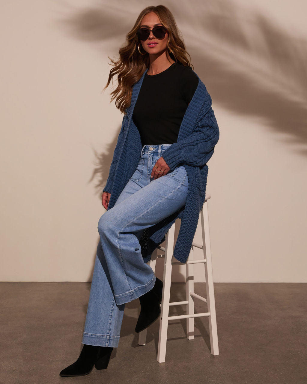 Ludlow Cable Knit Duster Cardigan-Vogue Logic