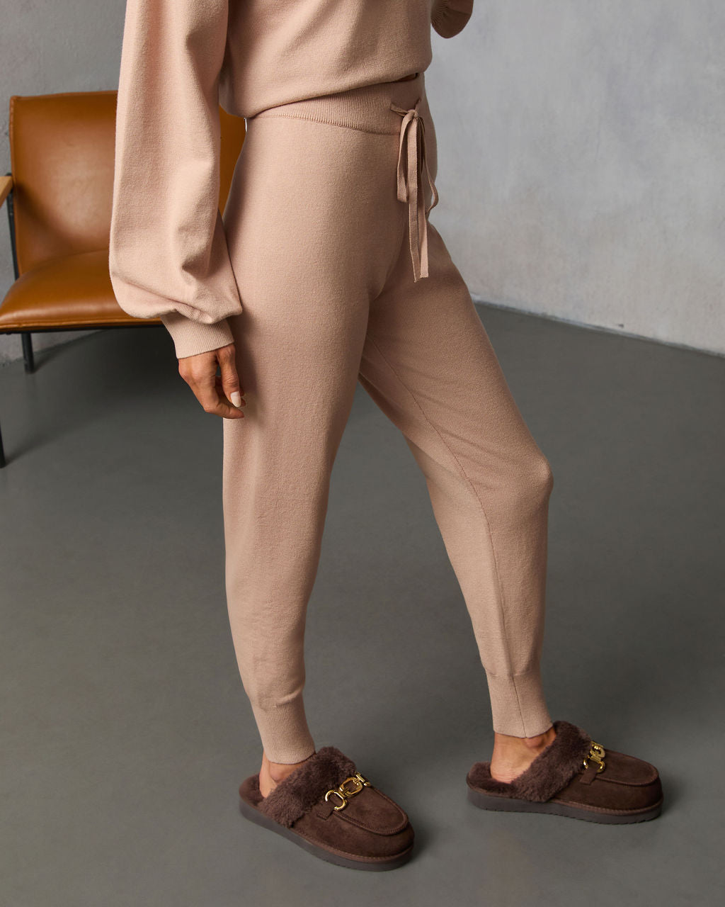 Elie Drawstring High Rise Joggers-Vogue Logic