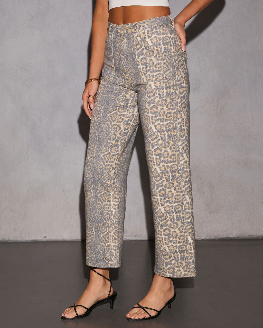 Moment In Time Leopard Print Pants-Vogue Logic