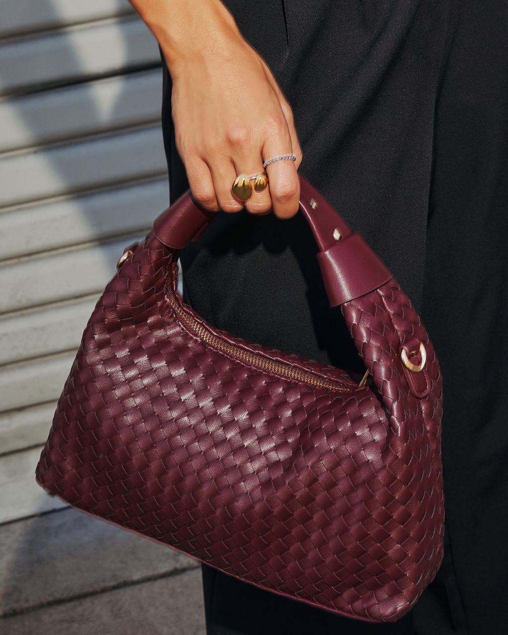 Wilder Woven Top Handle Bag-Vogue Logic