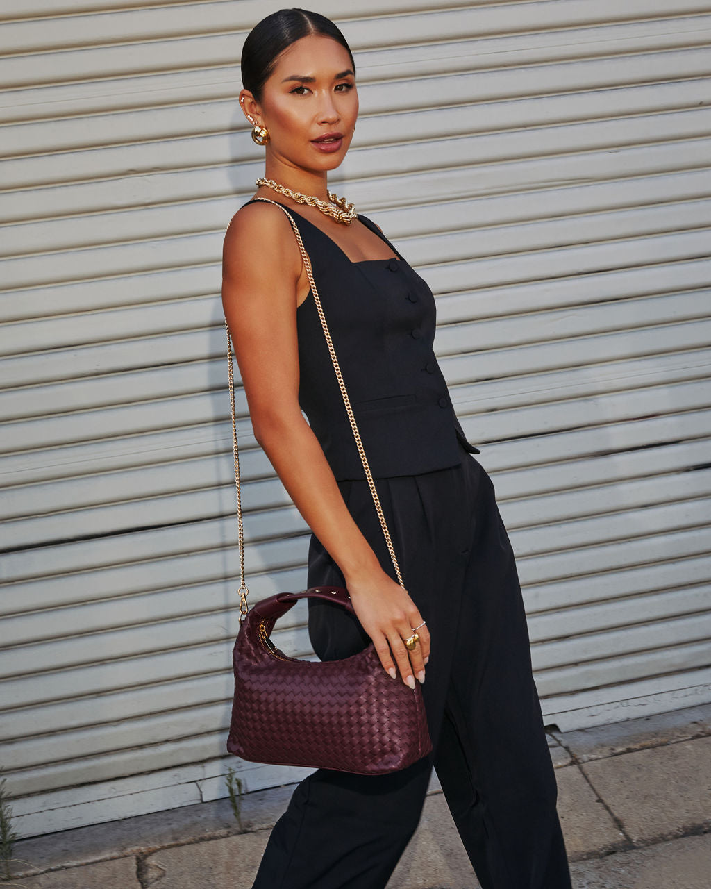 Wilder Woven Top Handle Bag-Vogue Logic