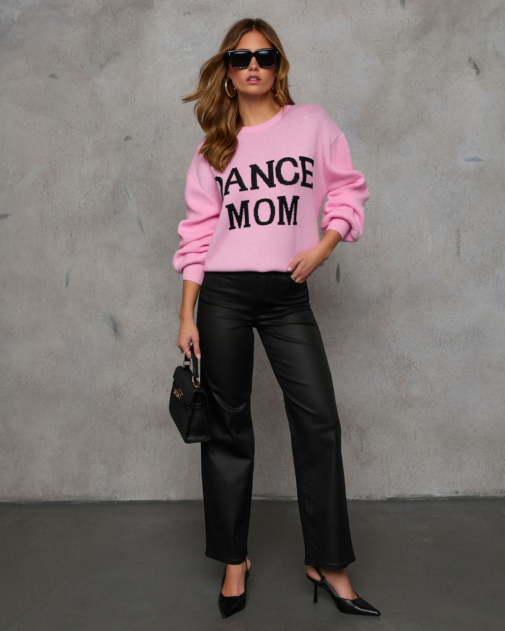 Dance Mom Knit Pullover Sweater-Vogue Logic