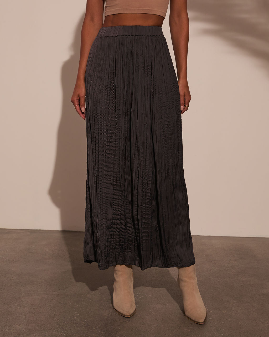Selah Plisse Maxi Skirt-Vogue Logic