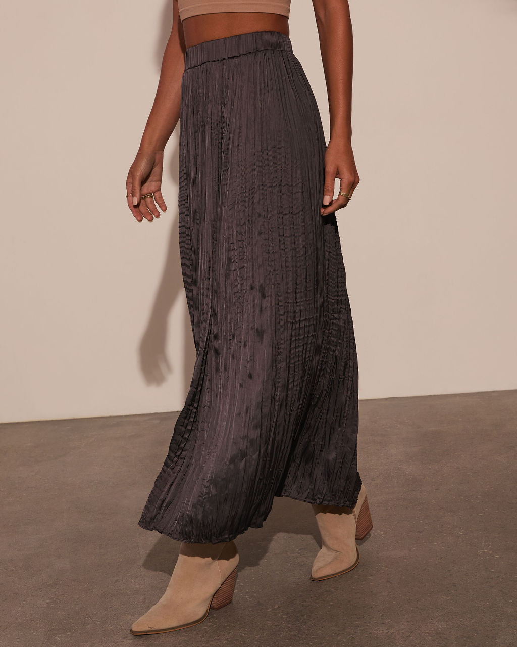 Selah Plisse Maxi Skirt-Vogue Logic