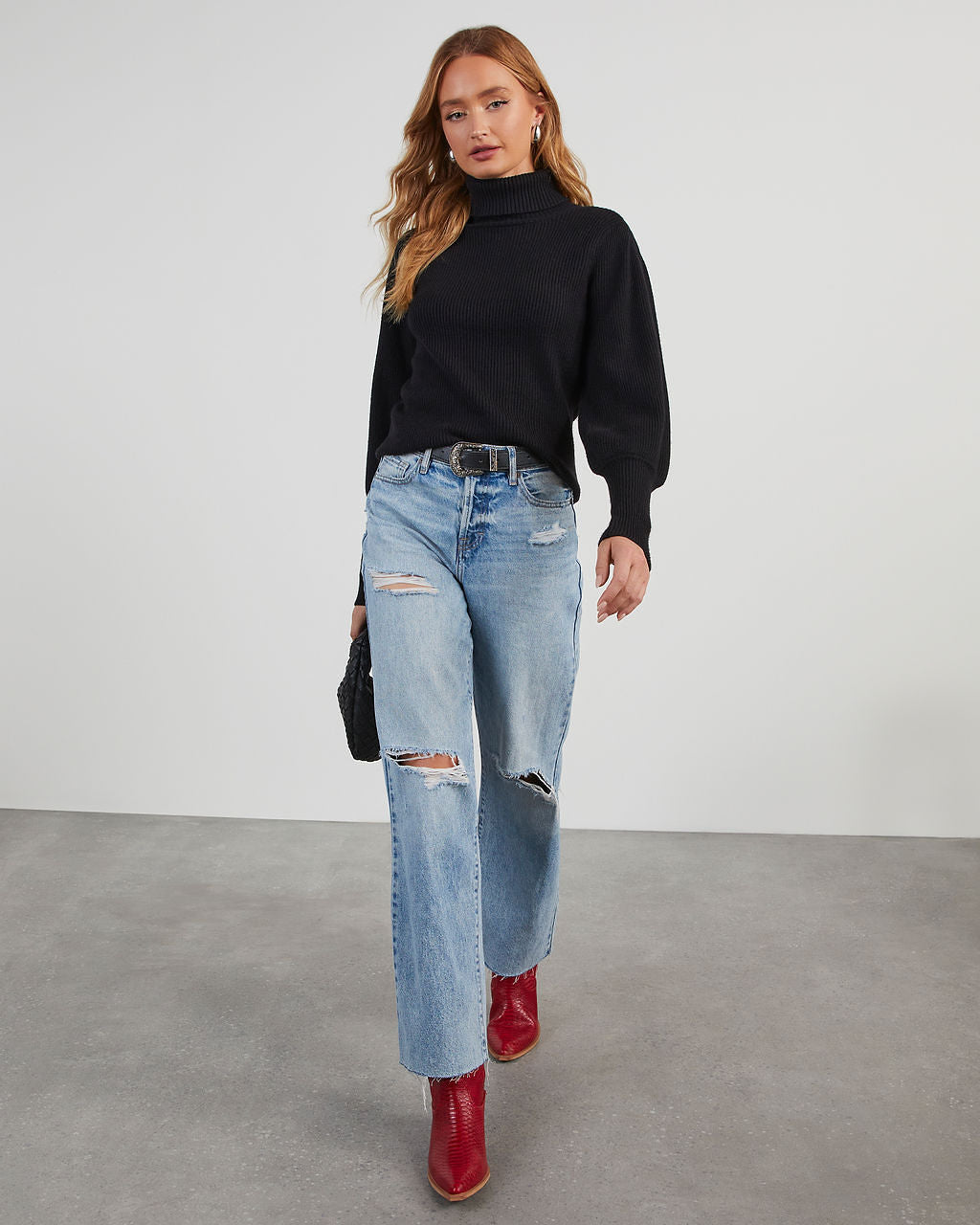 Stepping Out Turtleneck Sweater-Vogue Logic