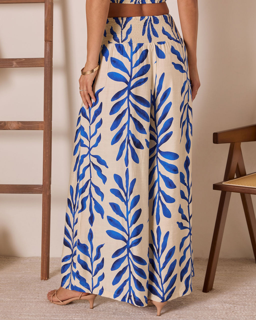 Reynah Tropical Wide Leg Pant-Vogue Logic