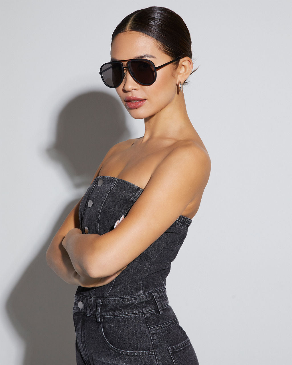 Go All In Aviator Sunglasses-Vogue Logic