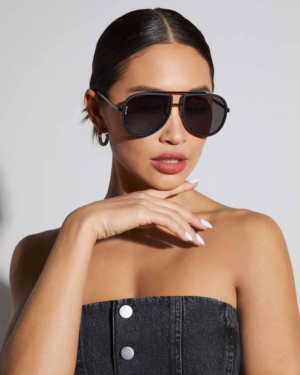 Go All In Aviator Sunglasses-Vogue Logic