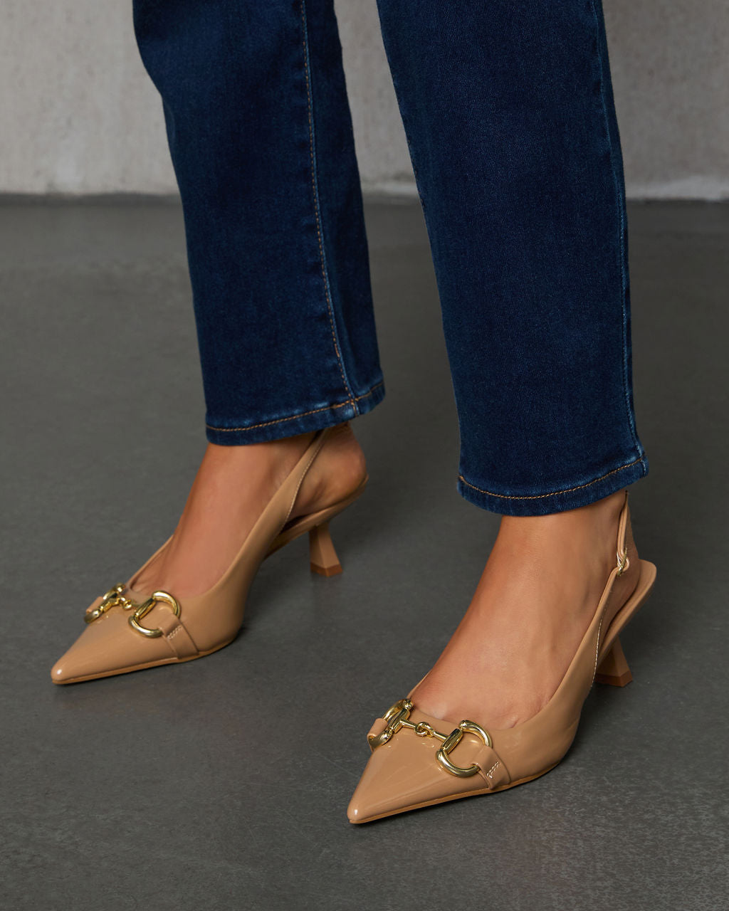 Olivia Slingback Heels-Vogue Logic