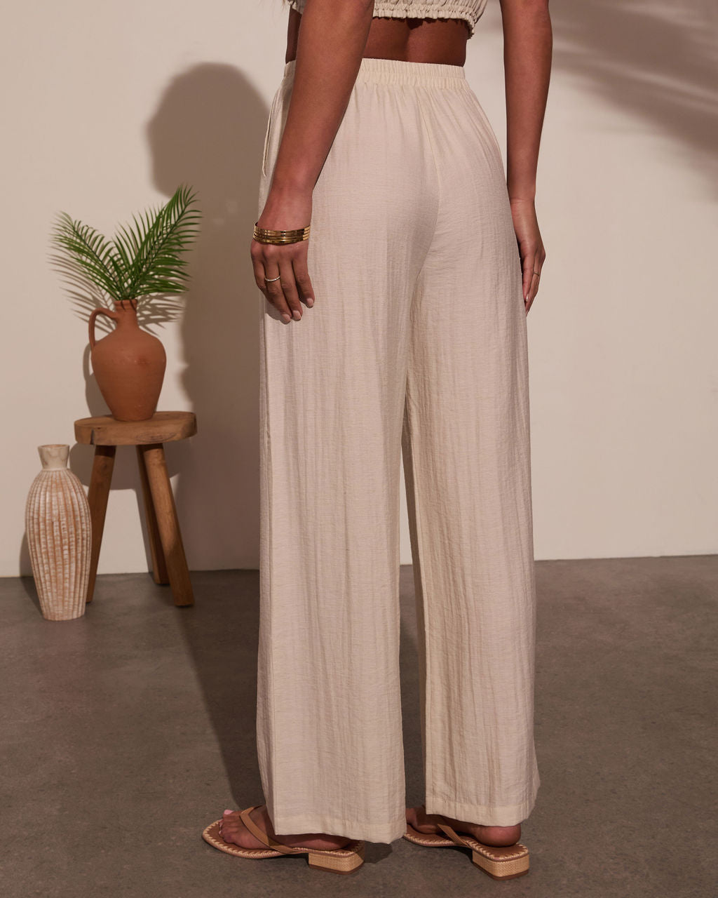 Pamella Pleated Wide Leg Pants-Vogue Logic