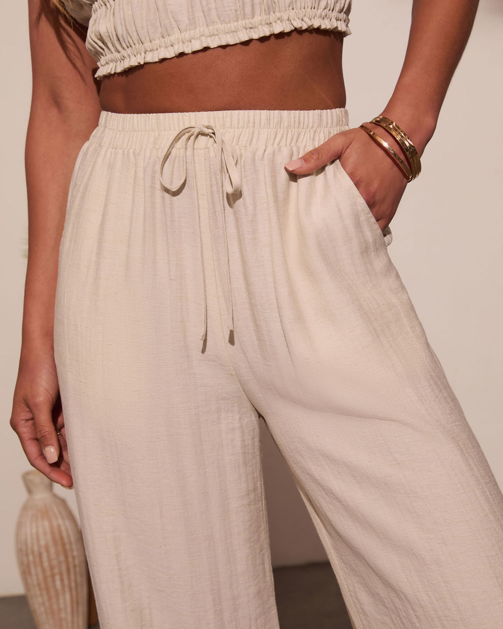 Pamella Pleated Wide Leg Pants-Vogue Logic