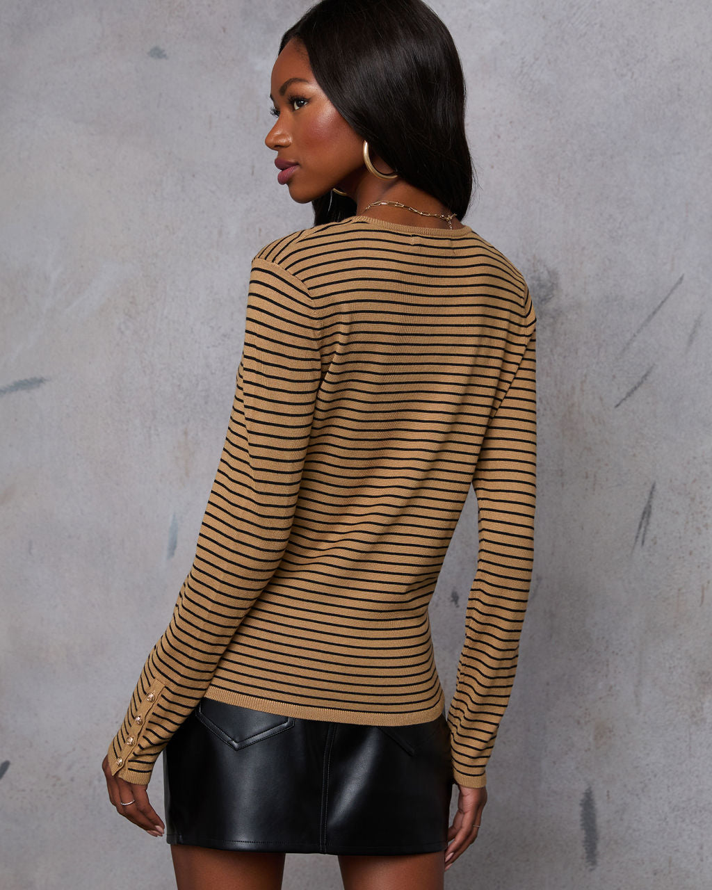 Cider Sips Long Sleeve Top-Vogue Logic