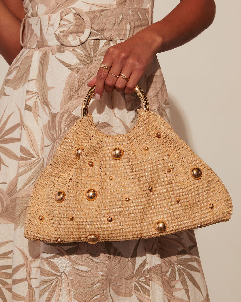 Calista Raffia Tote Bag-Vogue Logic