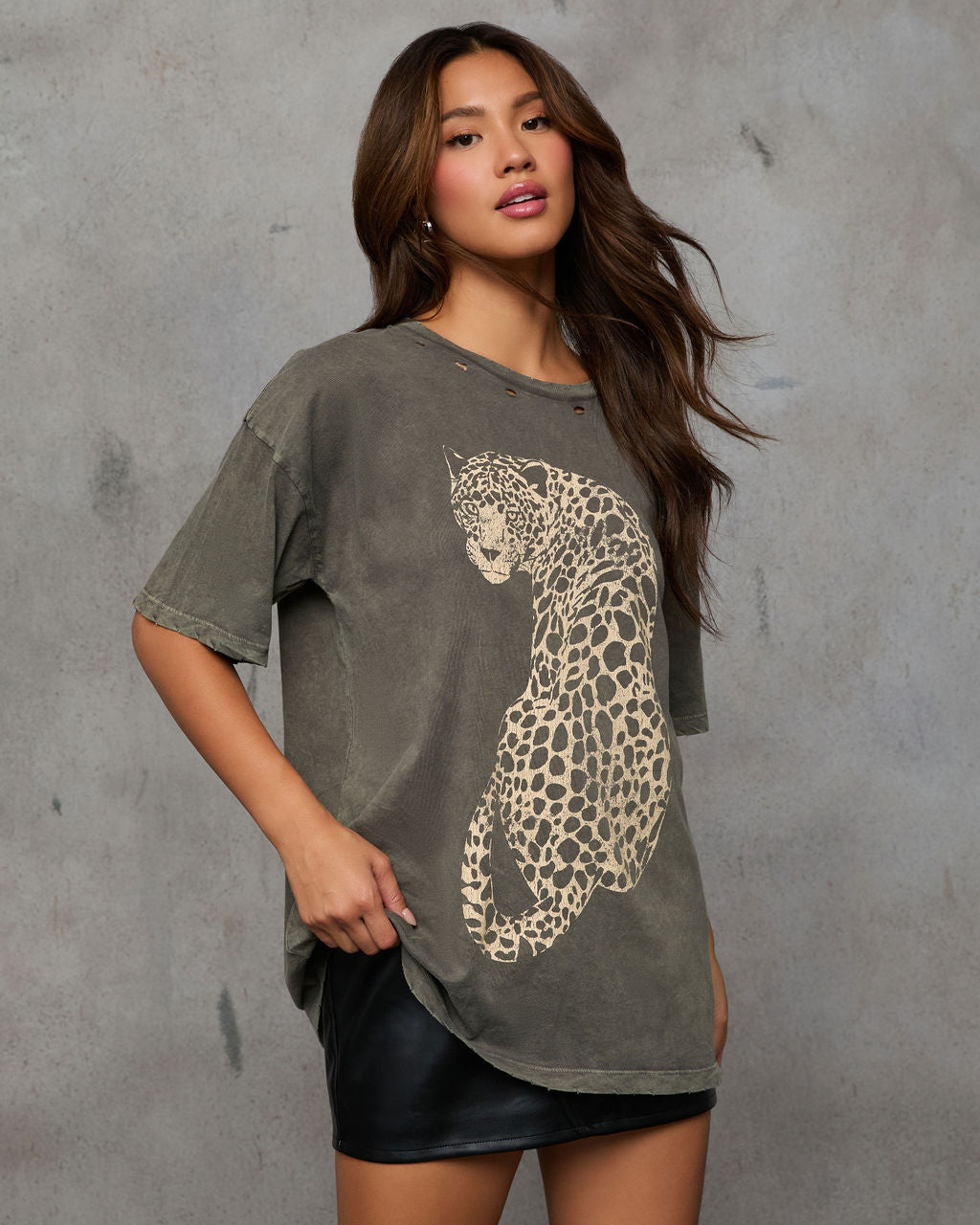 Spirit Animal Short Sleeve Graphic Top-Vogue Logic