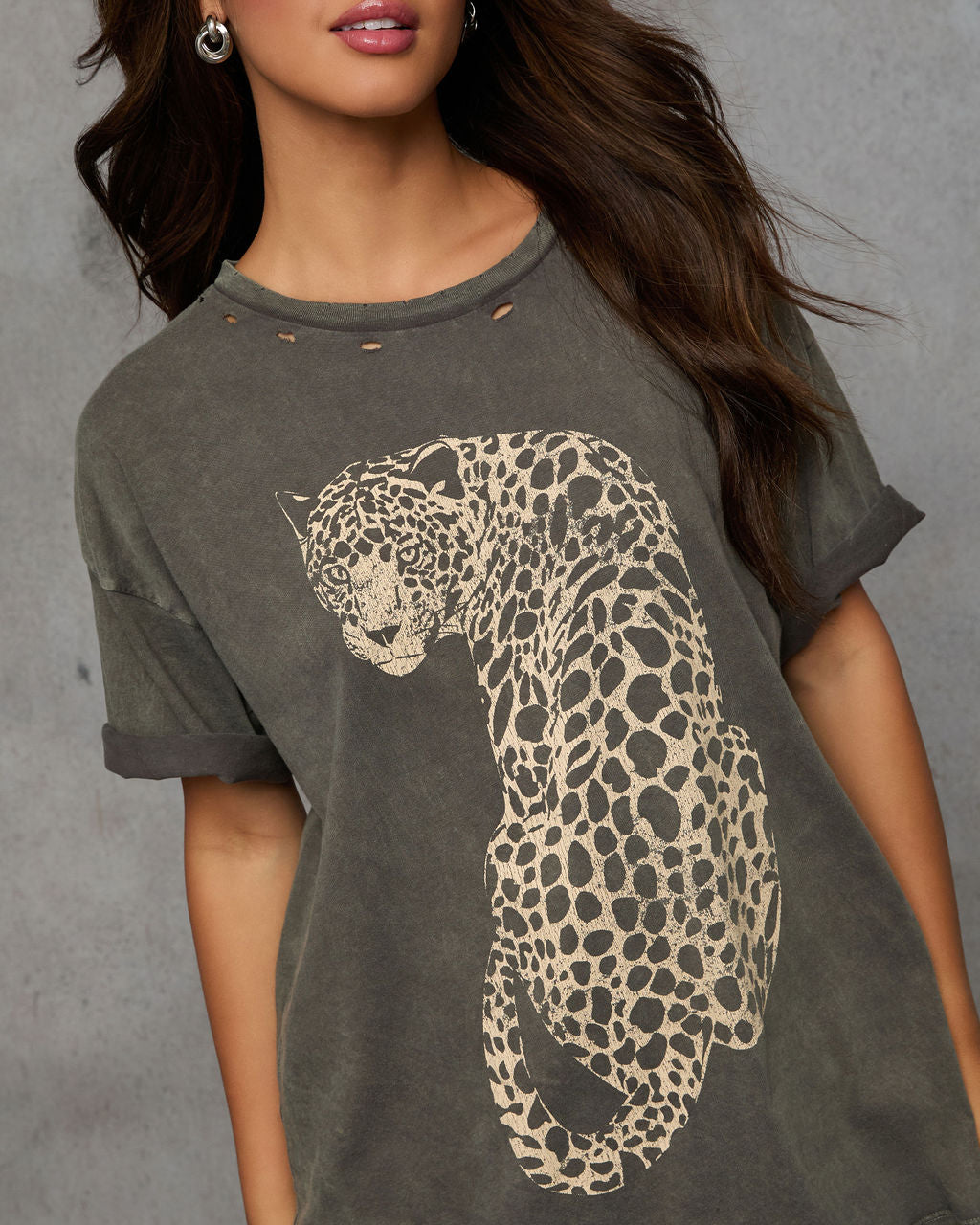 Spirit Animal Short Sleeve Graphic Top-Vogue Logic