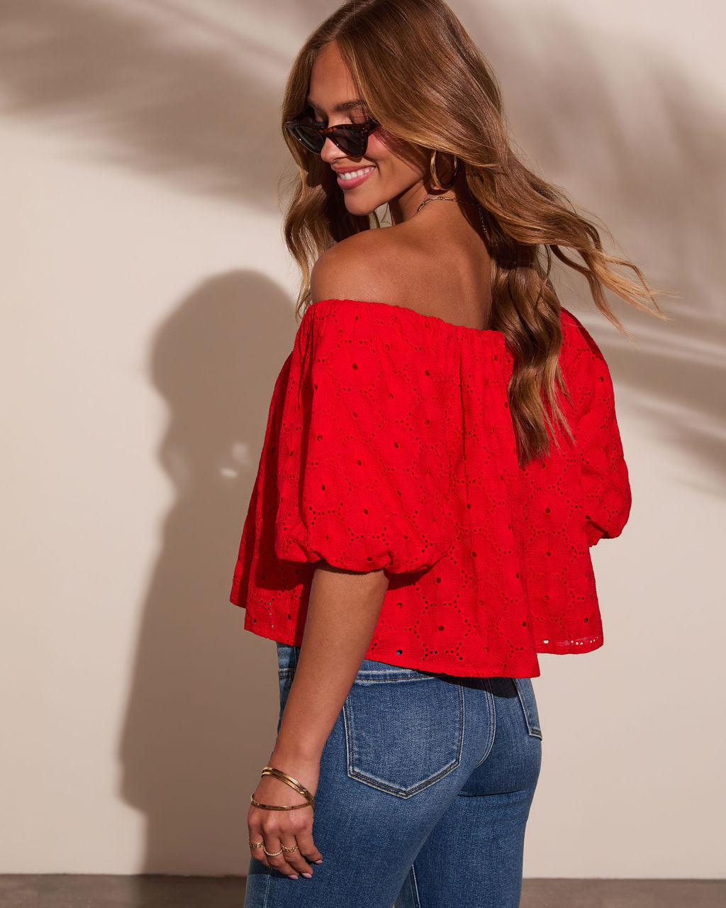 Slow Stroll Off The Shoulder Top-Vogue Logic