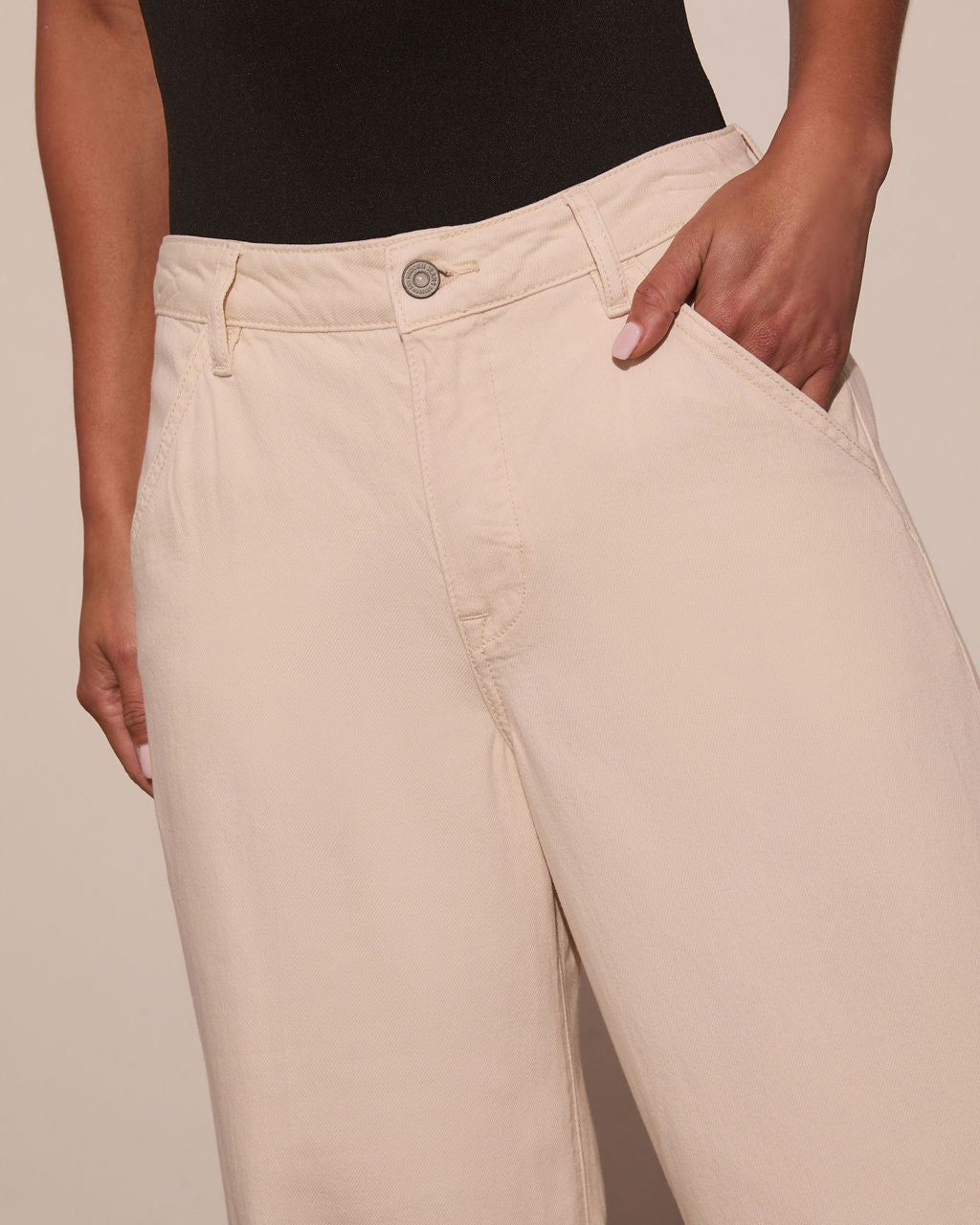 Leema Stretch Wide Leg Twill Pants-Vogue Logic